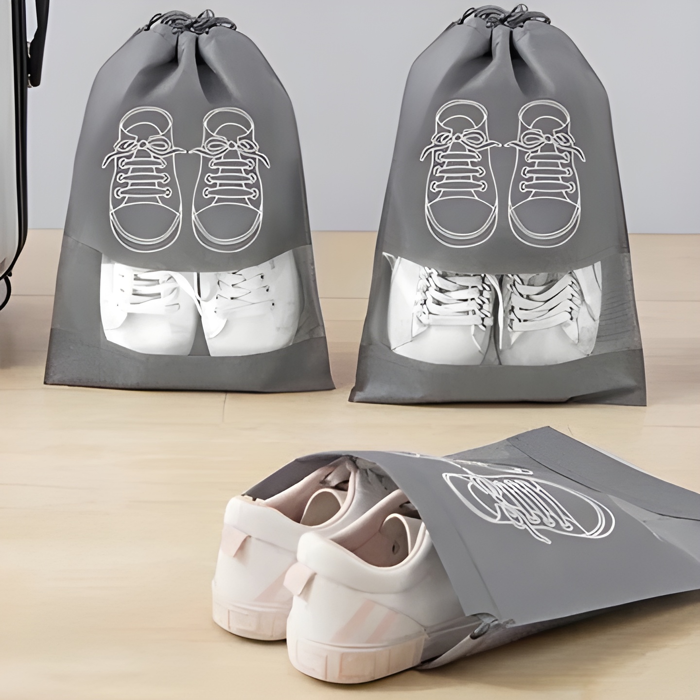 Bolsa organizadora de zapatos con cierre
