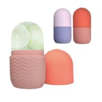 Masajeador facial de silicona con terapia fría
