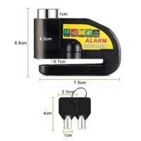 Candado con alarma para freno de disco